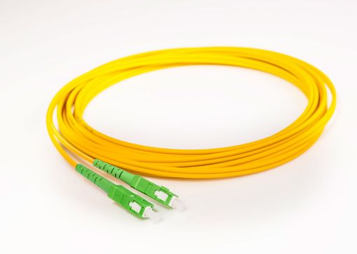 Picture of Patchcord 2,0mm simplex 9/125 SC APC-SC APC 2m yellow                                                                                                                                                                                                          