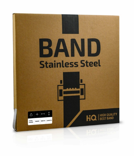 Stainless steel Band 9.5x0.6mm 30m - G304 Cardboard
