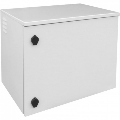 Outdoor Mast-Mounted Telecom. Cabinet 19” 6U, Ventilated 400x590x450mm