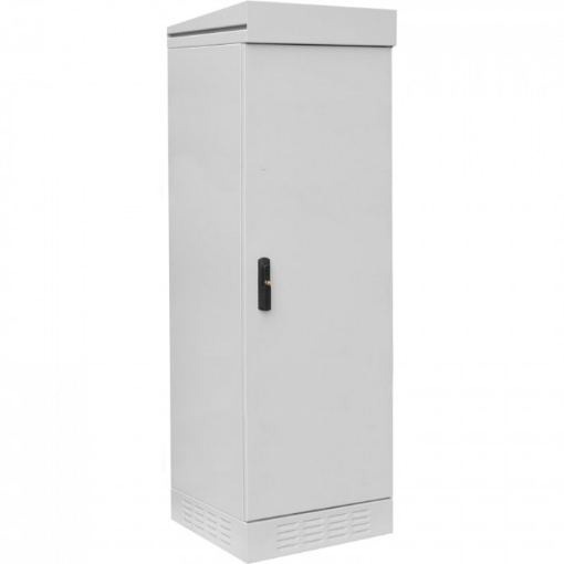 Outdoor Free-Standing Telecomm. Cabinet 19" 24U With Insulation 610x610x1450mm