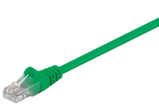 Patch Cable U-UTP, CAT5, RJ45, Green 2m