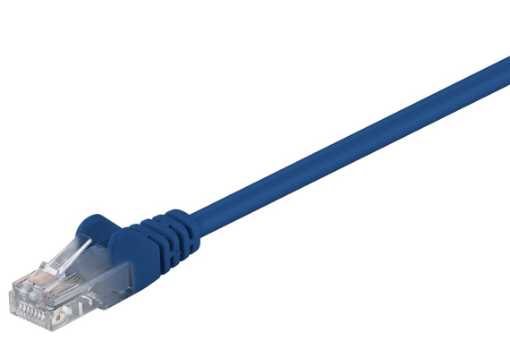 Patch Cable U-UTP, CAT5, RJ45, Blue 2m