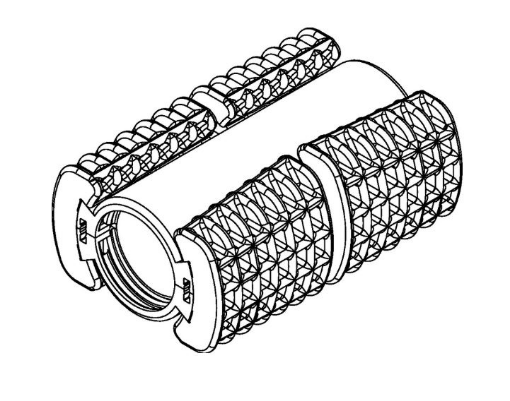 EBM 40-splitable connector Gabocom -HDPE 40mm