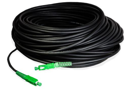 Picture of Patchcord drop G657A2, 90m black, SC APC - SC APC