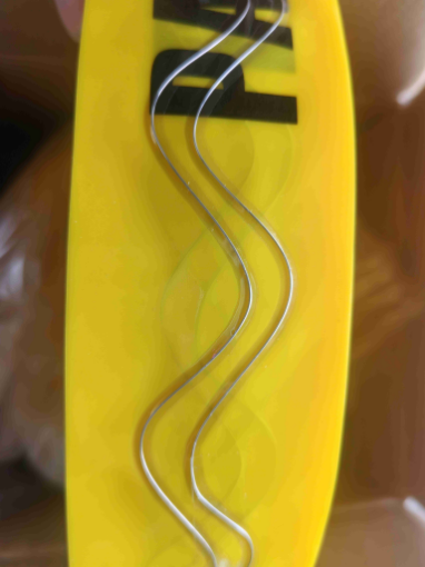 Detectable warning tape, SUS 304 wires