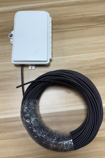 FTB-104C 2F PRE-TERMINATED DROP ADSS CABLE 4.0mm OD 800N OUTLET KIT 2x LCUPC 50m